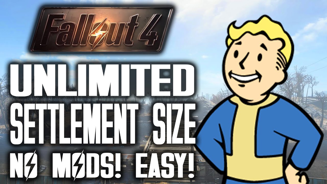 fallout 4 settlement size mod